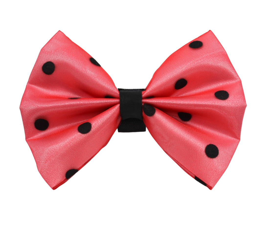 Pets Ribbons Organza Polka Dot Dog Bow