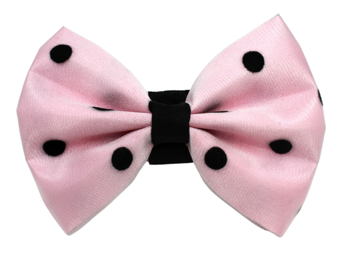 Pets Ribbons Organza Polka Dot Dog Bow