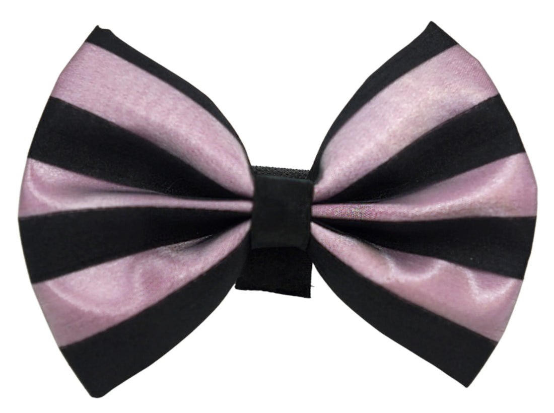 Wedding satin chiffon overlay bow, color option 1, close-up