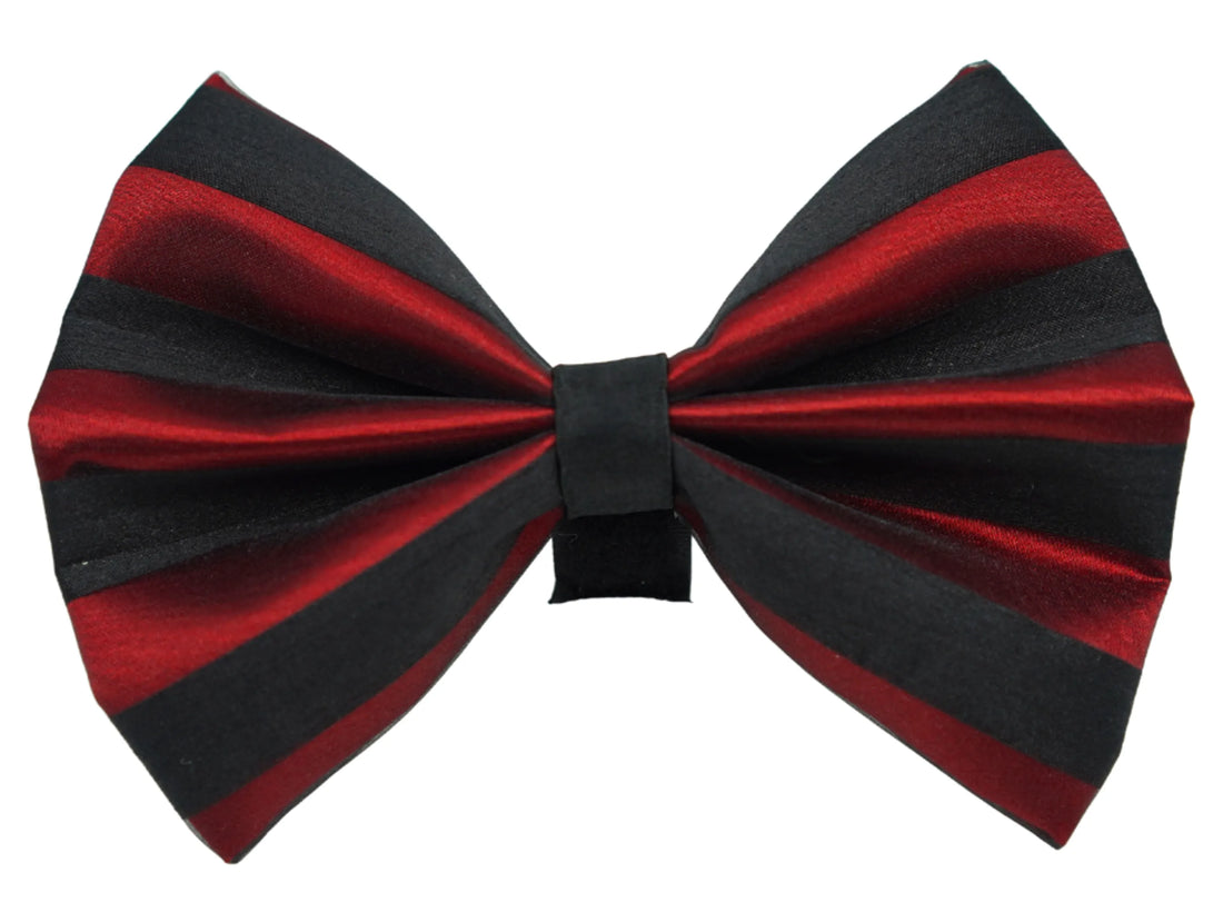 Wedding satin chiffon overlay bow, color option 2, close-up