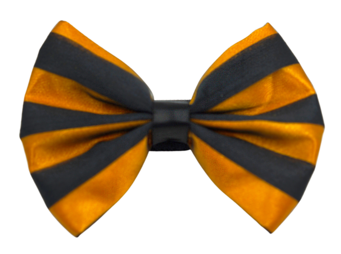 Pets Ribbons Satin Dog Bow with Chiffon Overlay