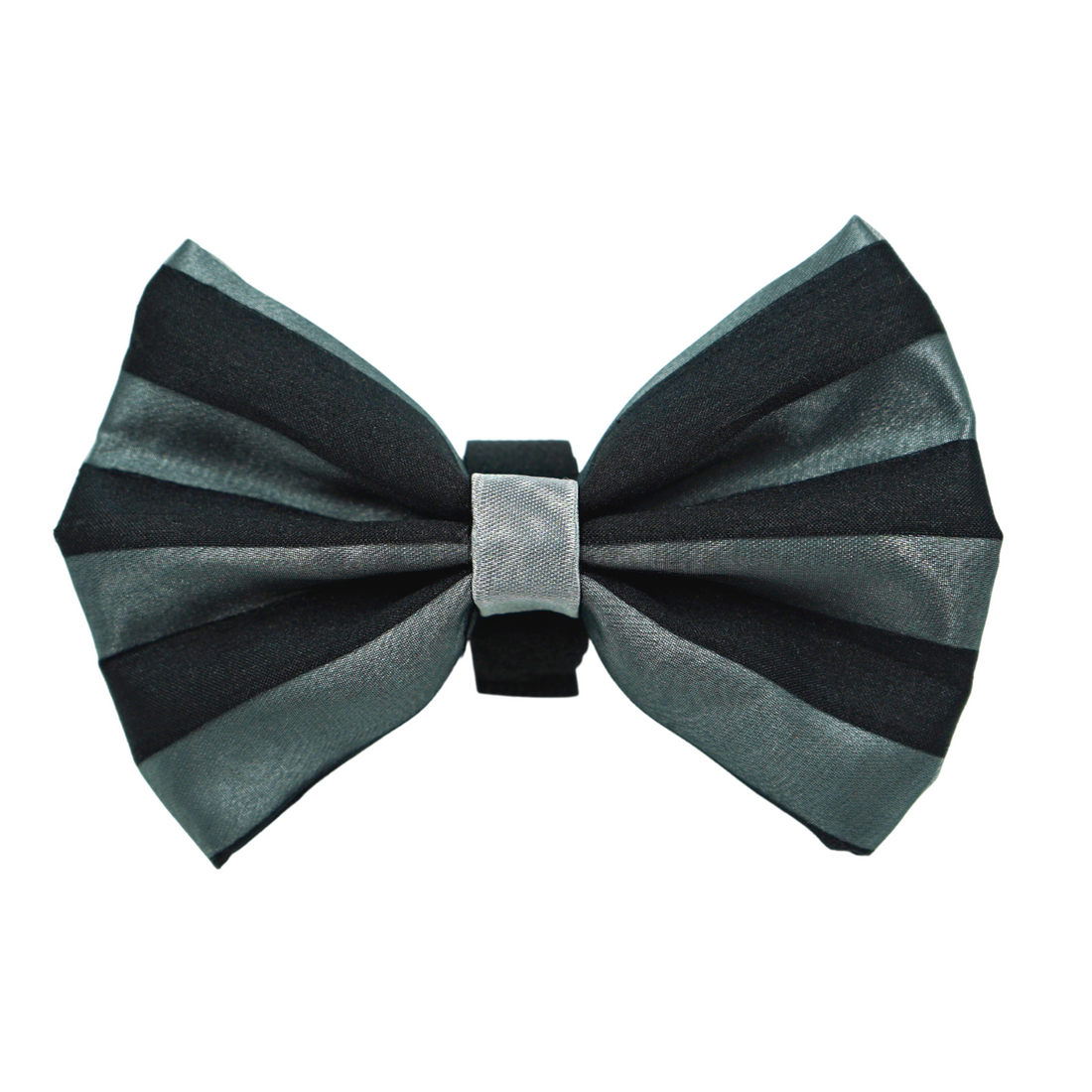 Pets Ribbons Satin Dog Bow with Chiffon Overlay