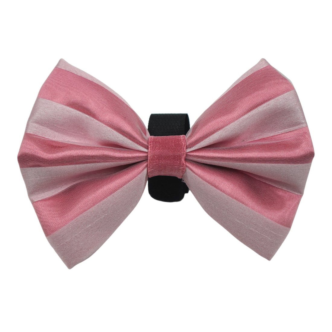 Pets Ribbons Satin Dog Bow with Chiffon Overlay