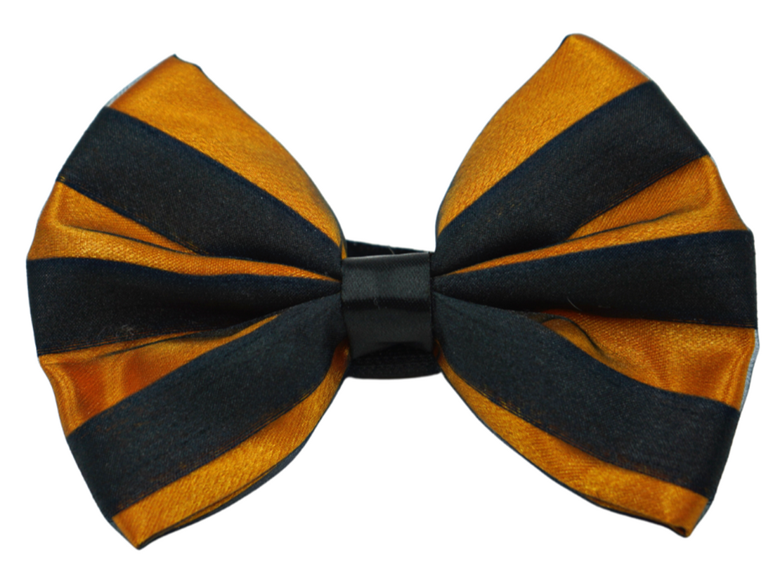 Pets Ribbons Halloween Chiffon Stripe Dog Bow