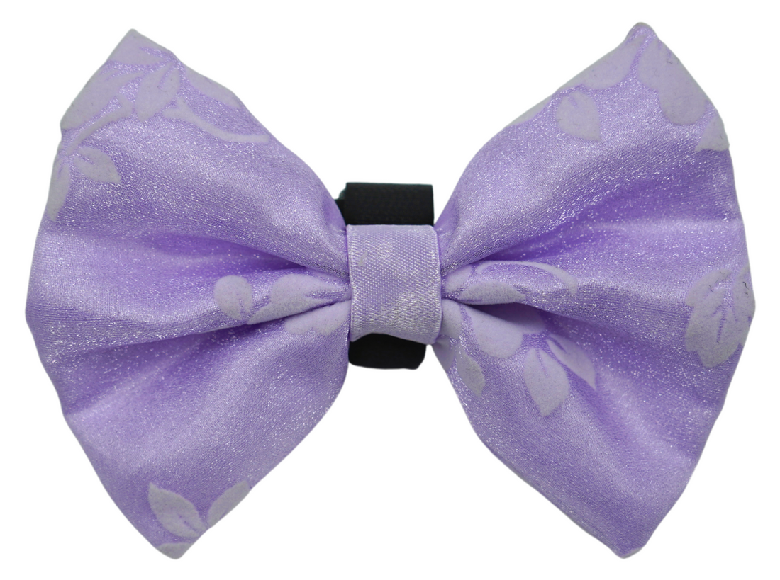 Pets Ribbons Overlay Wedding Satin Dog Bow