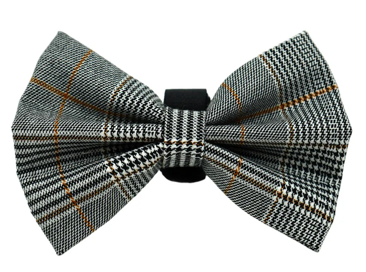Pets Ribbons Self-Trimmed Vintage Dog Bow Tie