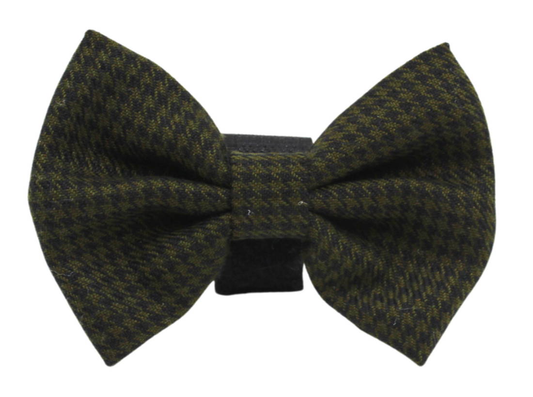 Pets Ribbons Small Houndstooth Dog Bow Tie