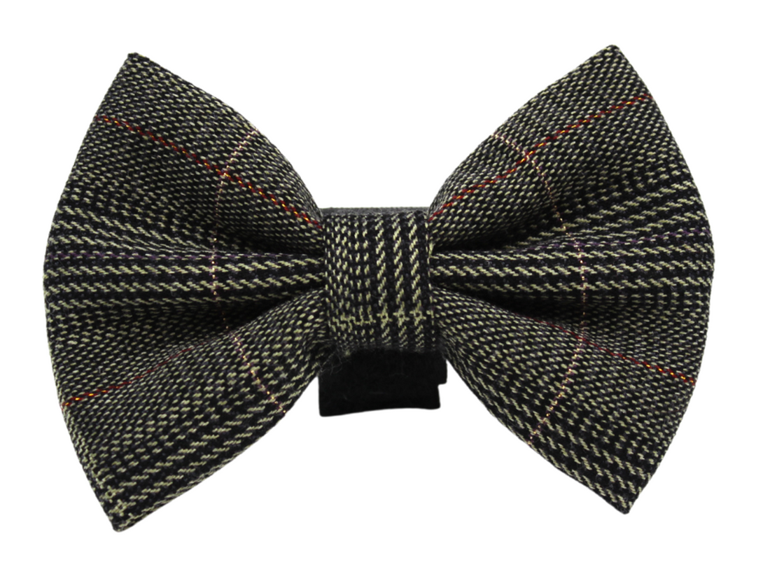 Pets Ribbons Classic Check Dog Bow Tie