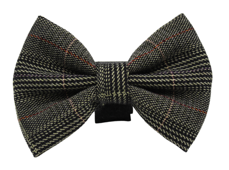 Pets Ribbons Classic Check Dog Bow Tie