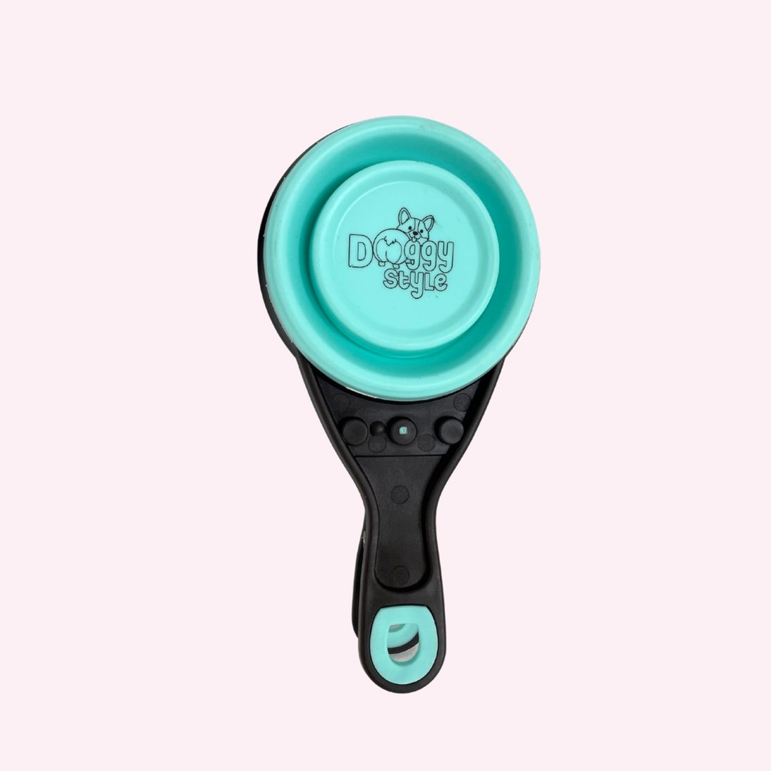 "I Licked It So It's Mine" Collapsible Dog Food Scoop - Aqua