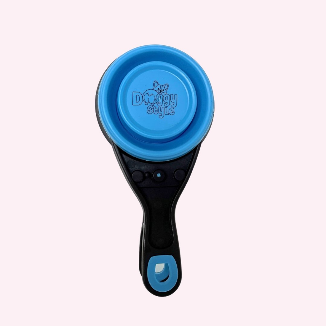 "Scoop There It Is!" Collapsible Dog Food Scoop - Blue