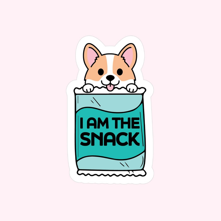 I Am The Snack Dog Sticker