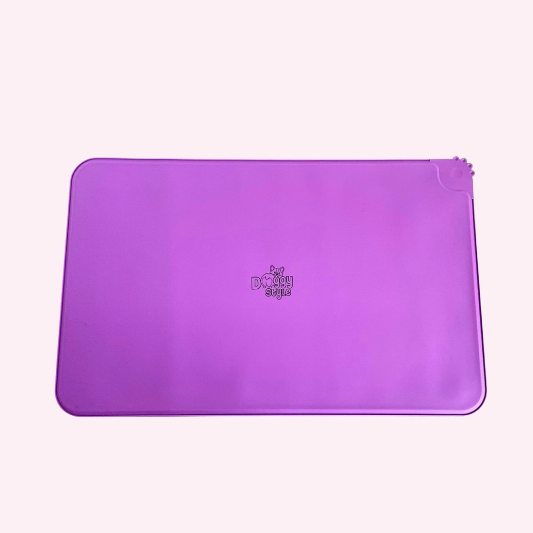 "Hangry" Purple Silicone Dog Feeding Mat