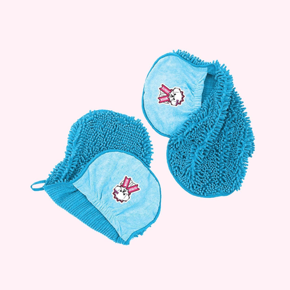 "Cutest Bitch" Dog Bath Towel - Blue