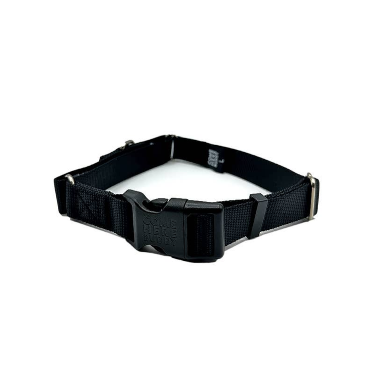 Black Martingale Dog Collar