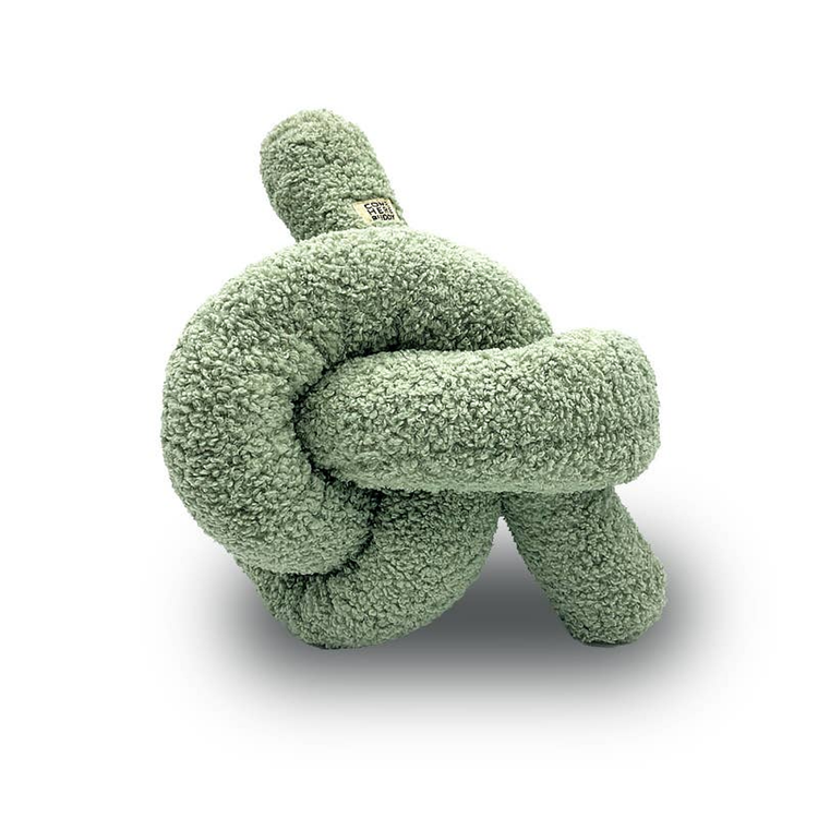 Come Here Buddy Knott Plush Dog Toy - Sage