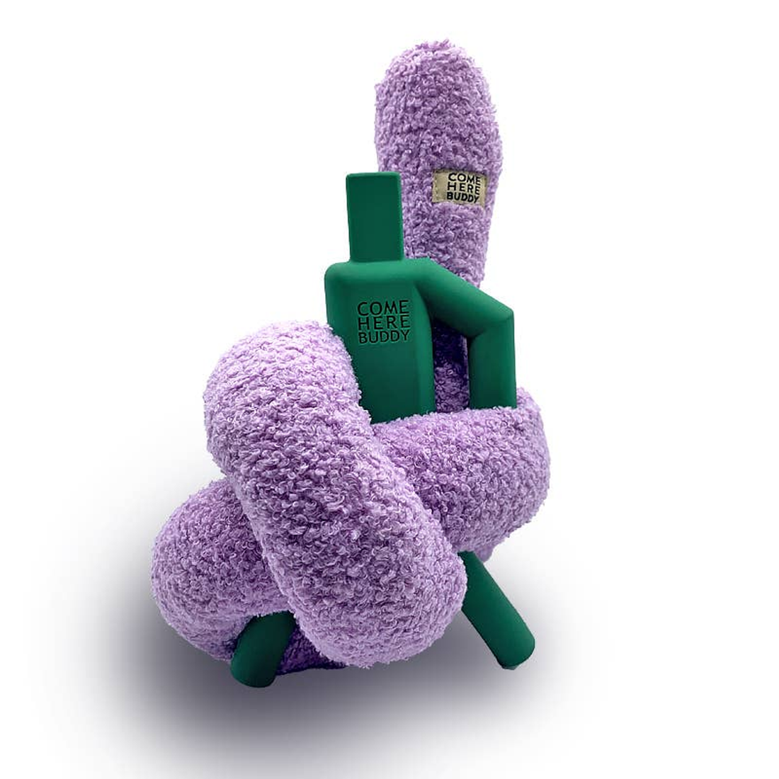 Come Here Buddy Super Knott Dog Toy - Lilac