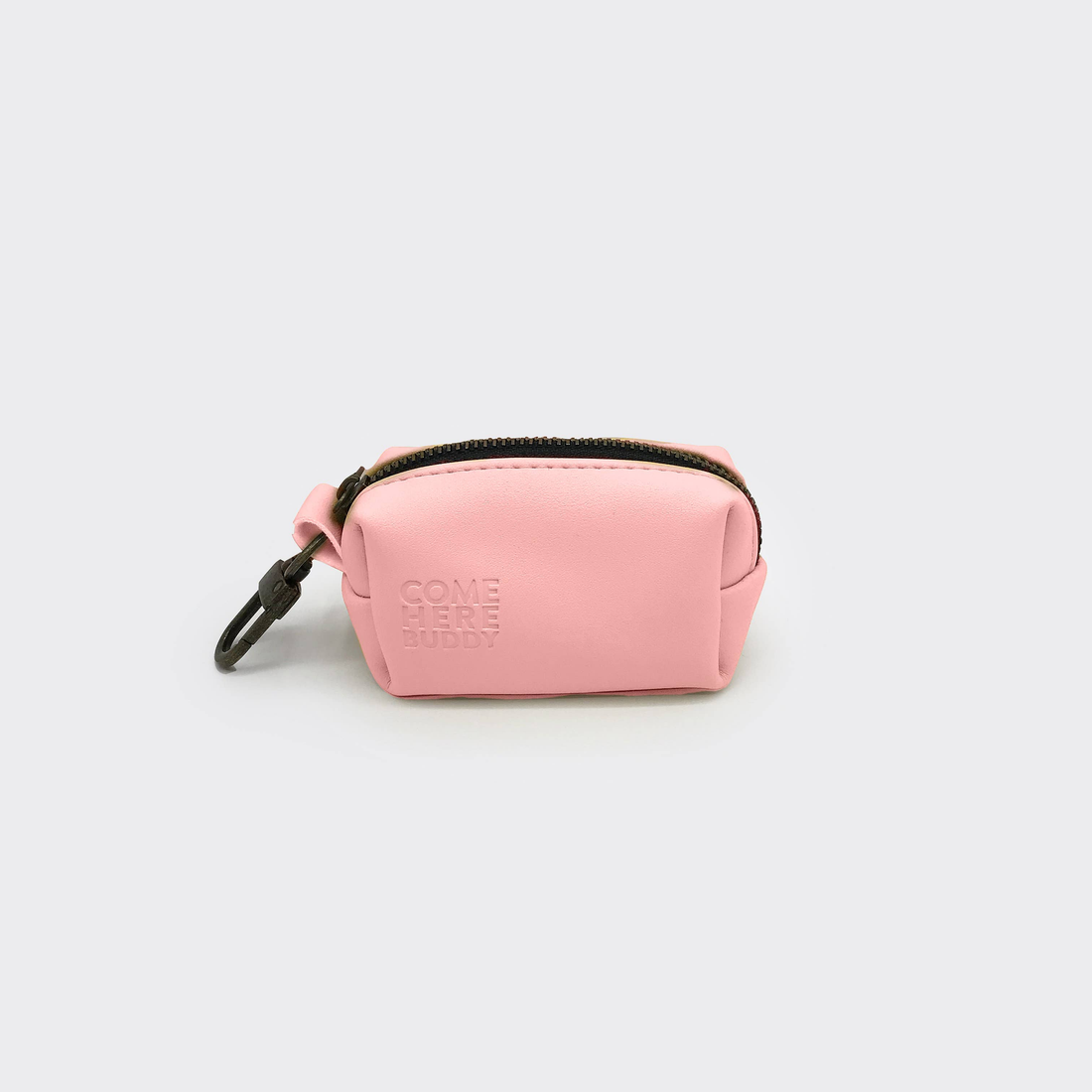Come Here Buddy Leather Poop Bag Dispenser