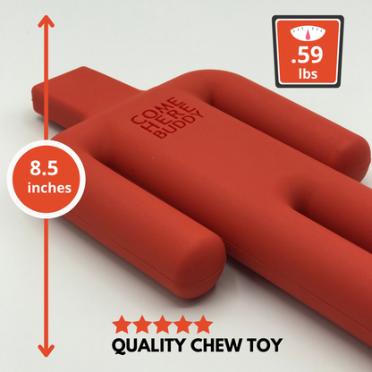 Natural Rubber Dog Chew Toy Set - Stop & Go
