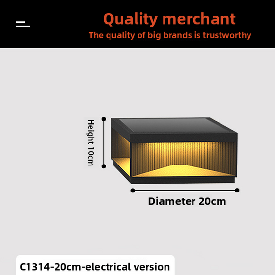Solar Powered Outdoor Waterproof Column Light Outdoor & Pond Lighting product image 6