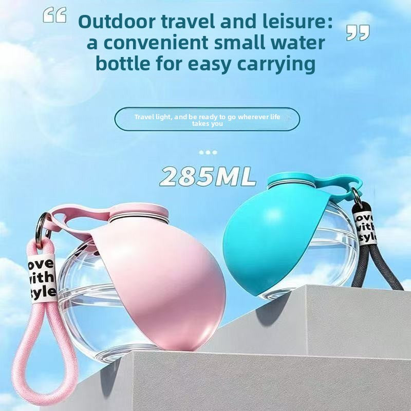 Foldable Portable Pet Water Bottle 285ml Large Capacity Outdoor Dog Cat Drinking Cup