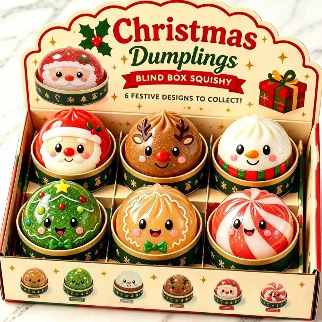 Christmas Themed Squishy Stress Relief Toy
