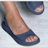 Womens Flat Fish Mouth Sandals