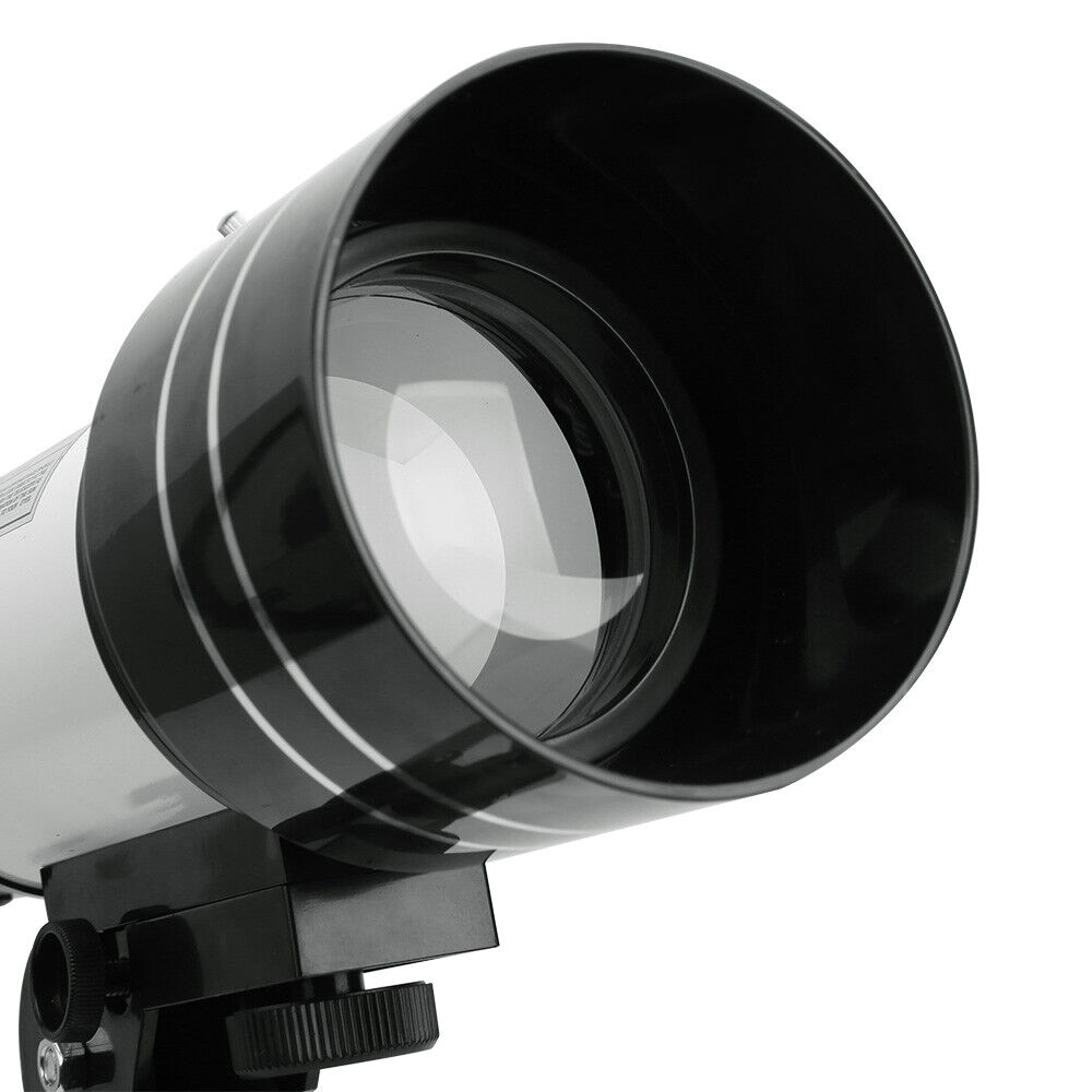 Telescope focus knob and lens detail