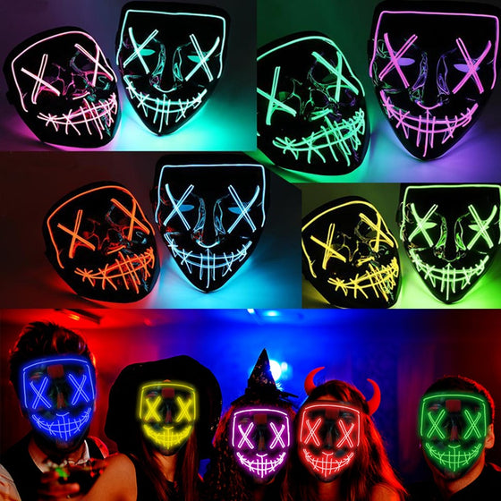 Halloween Luminous Mask LED mask