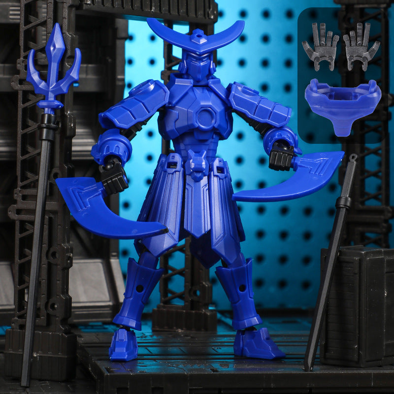 A versatile mecha doll assembly toy