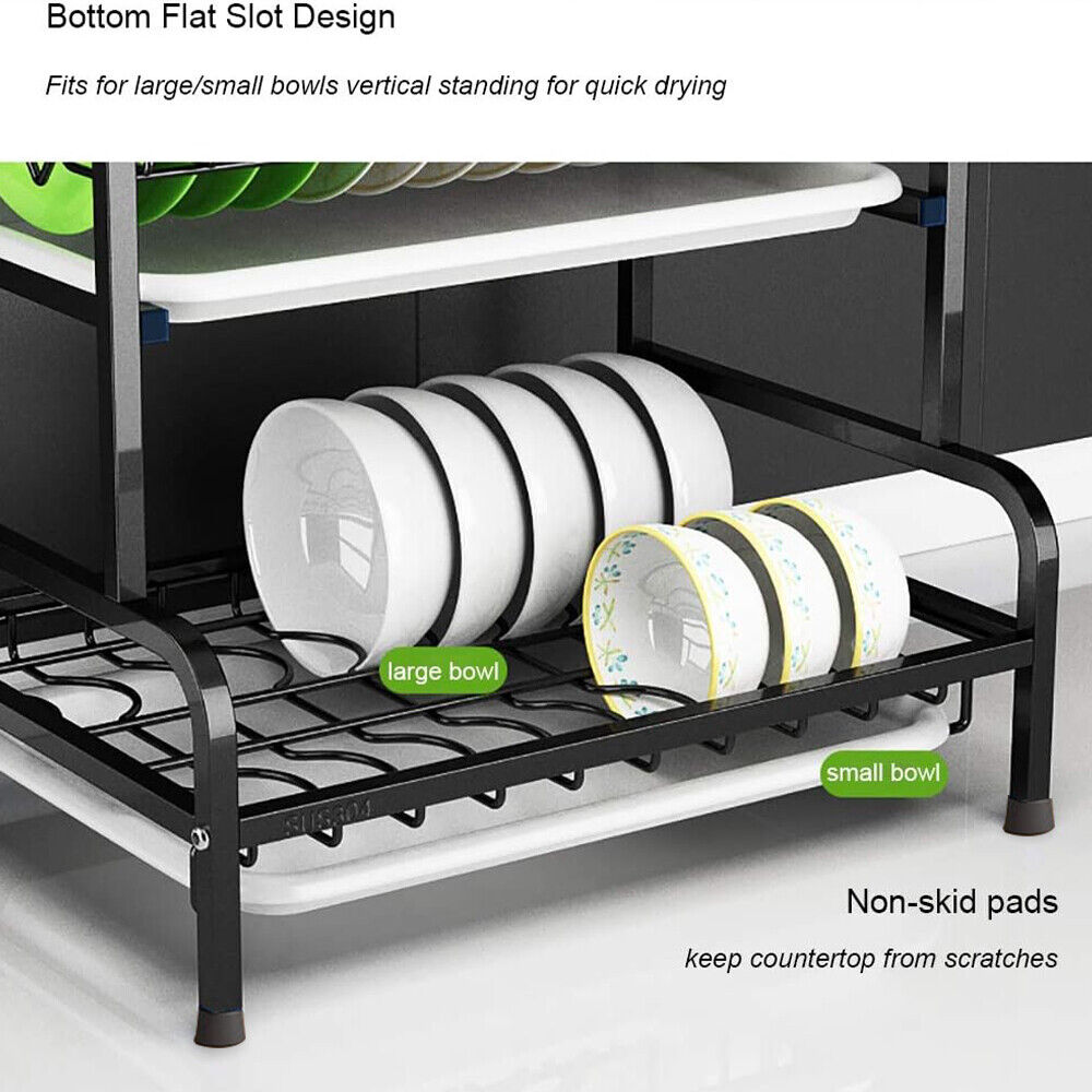 3 tier dish drainer rack assembly diagram