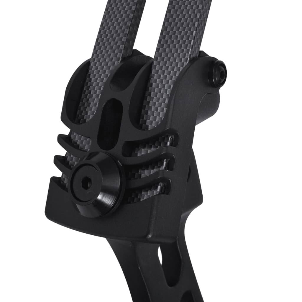 Compound bow grip and riser detail