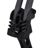 Compound bow grip and riser detail