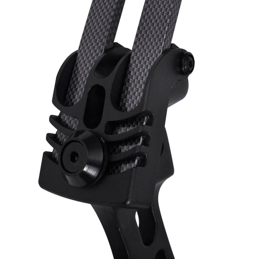 Compound bow grip and riser detail