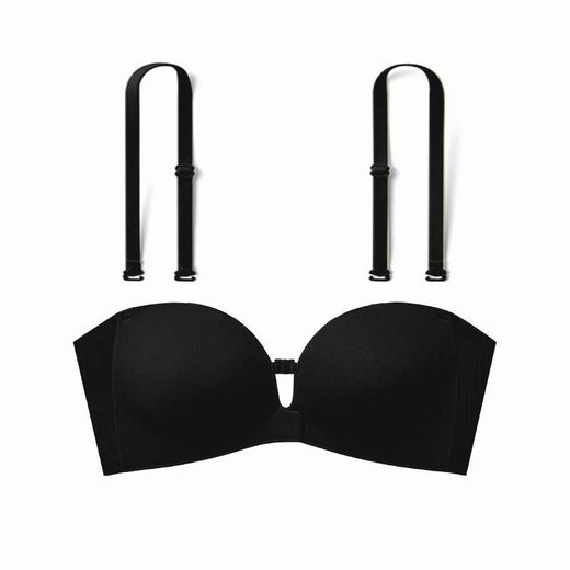 Front Clasp Strapless Push-Up Bra