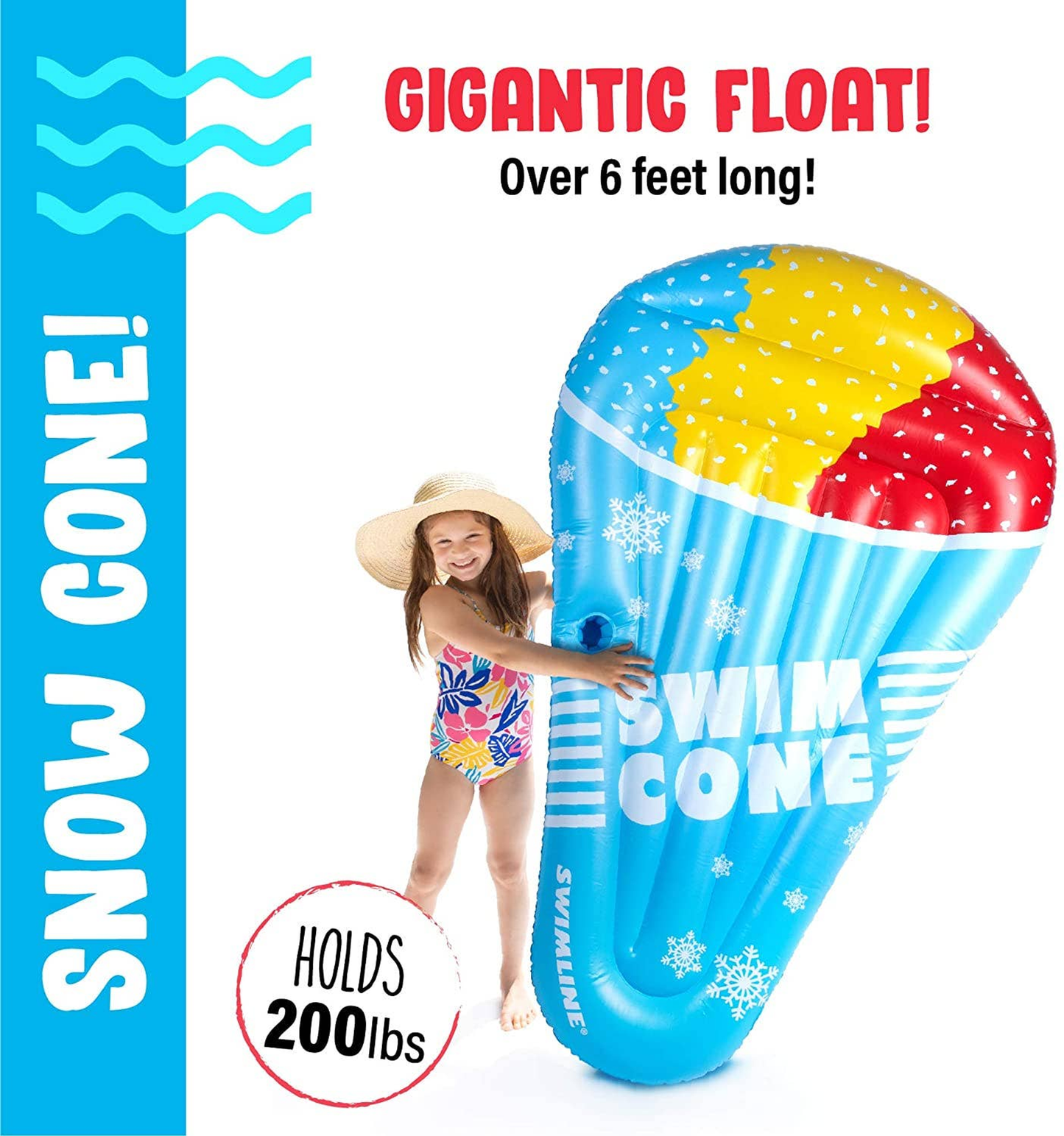 Giant Snow Cone Pool Float