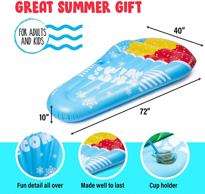 Giant Snow Cone Pool Float
