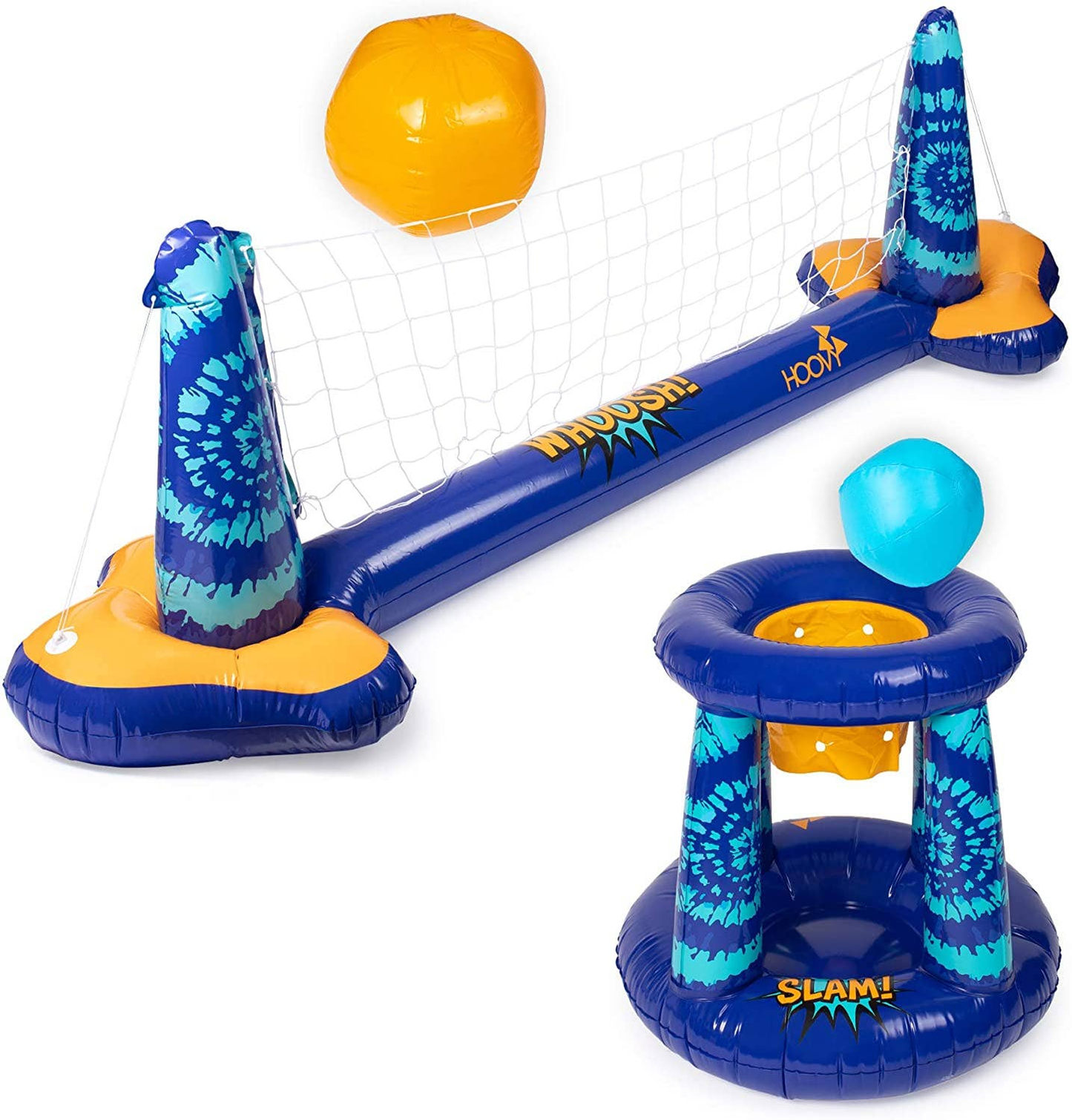 Inflatable Pool Volleyball Basketball Set