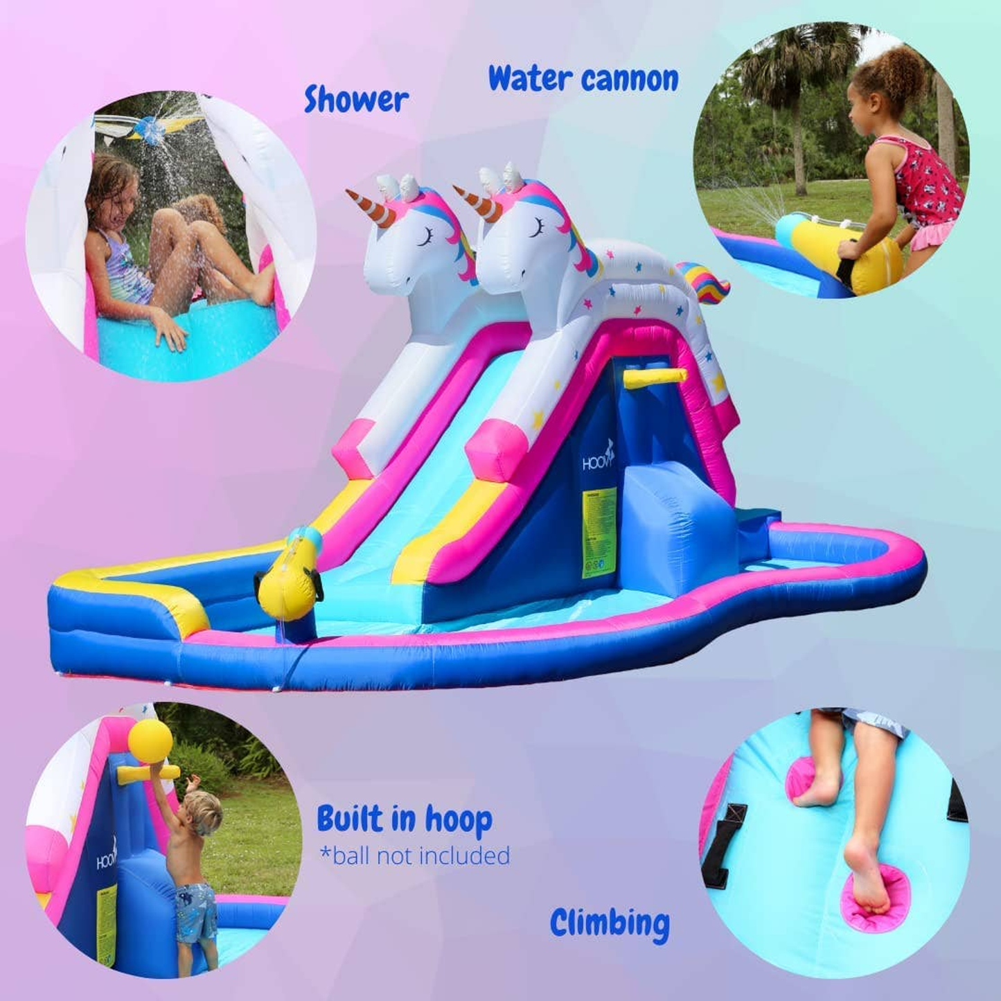 Giant Inflatable Unicorn Slide