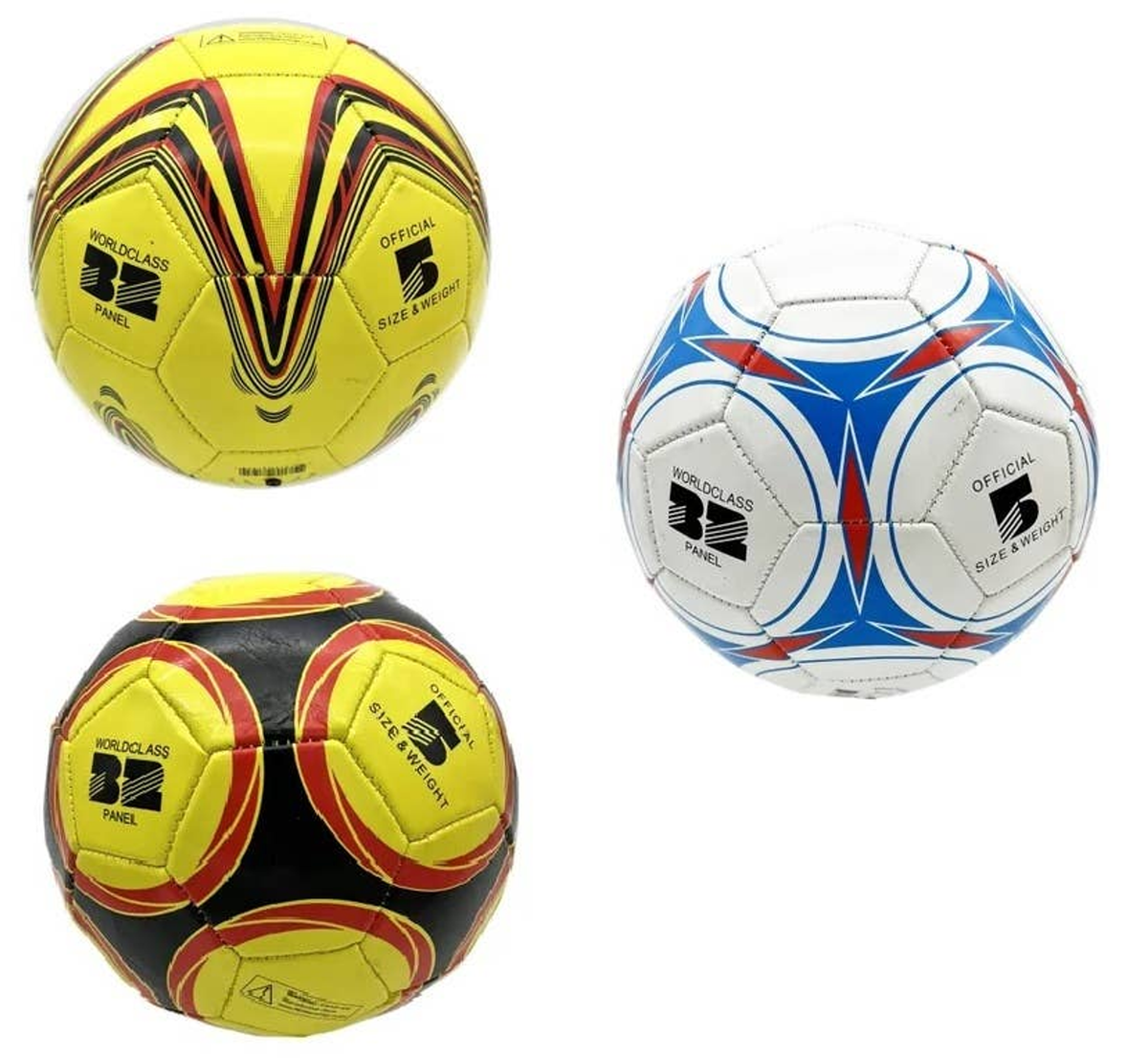 Official Size 5 Soccer Ball Yellow