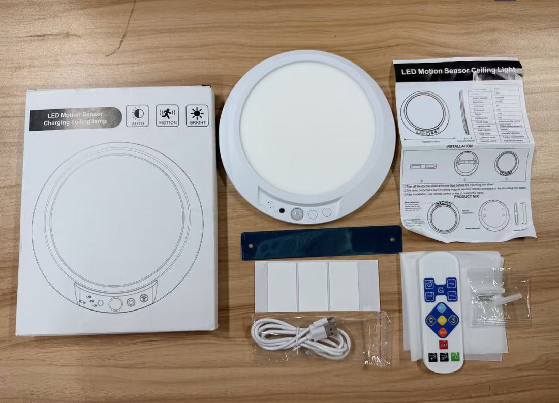 Wireless Magnetic Rechargeable LED Motion Sensor Night Light
