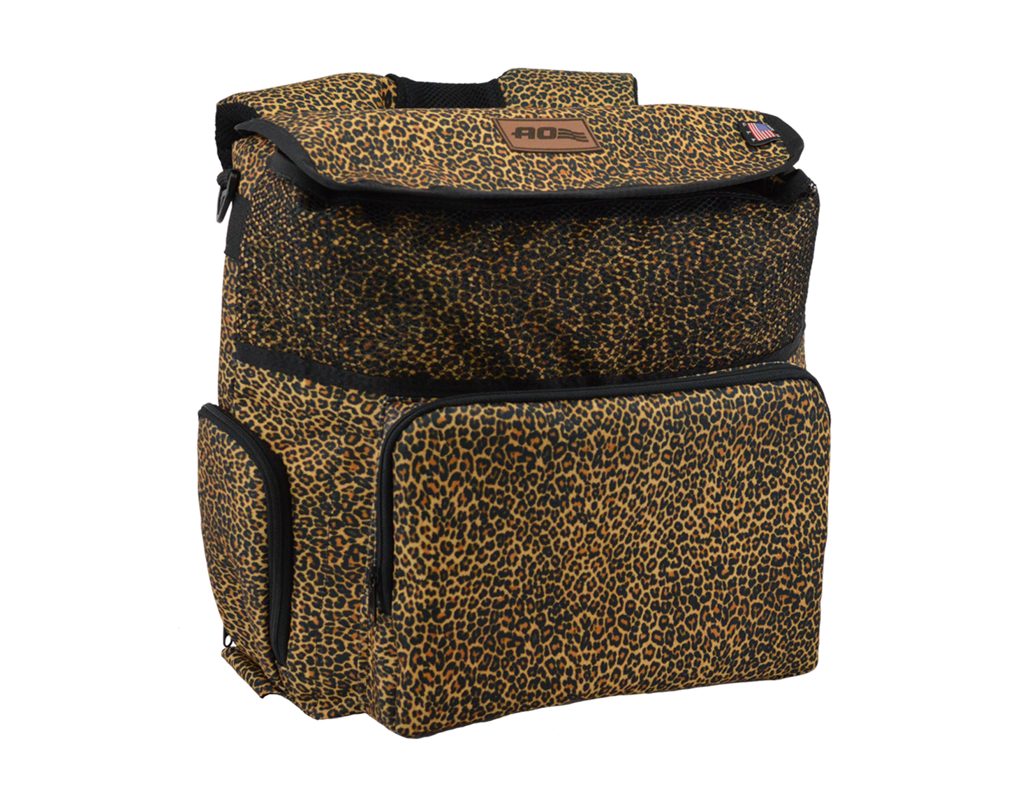 AO Leopard Backpack Cooler Black
