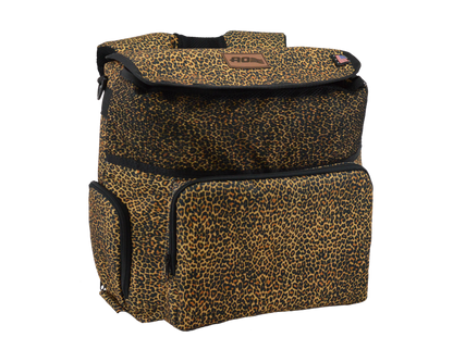 AO Leopard Backpack Cooler Black