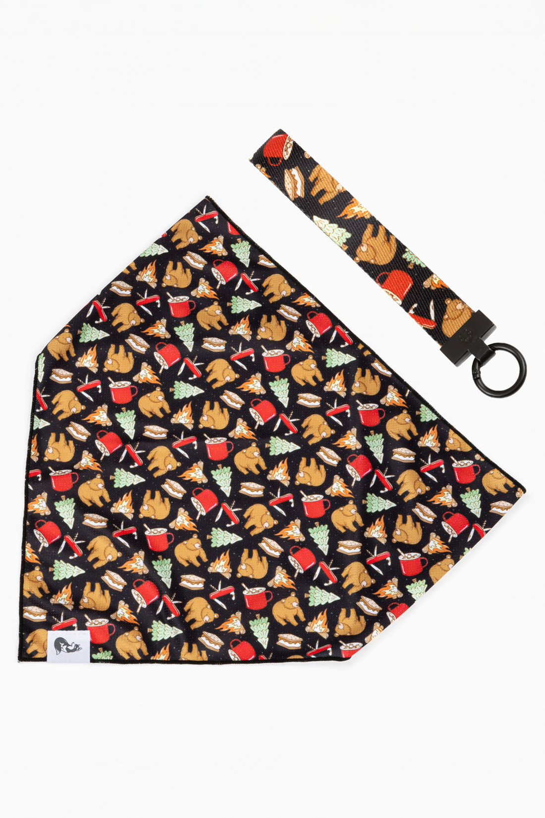 Woodland Tales Dog Bandana & Keychain Set