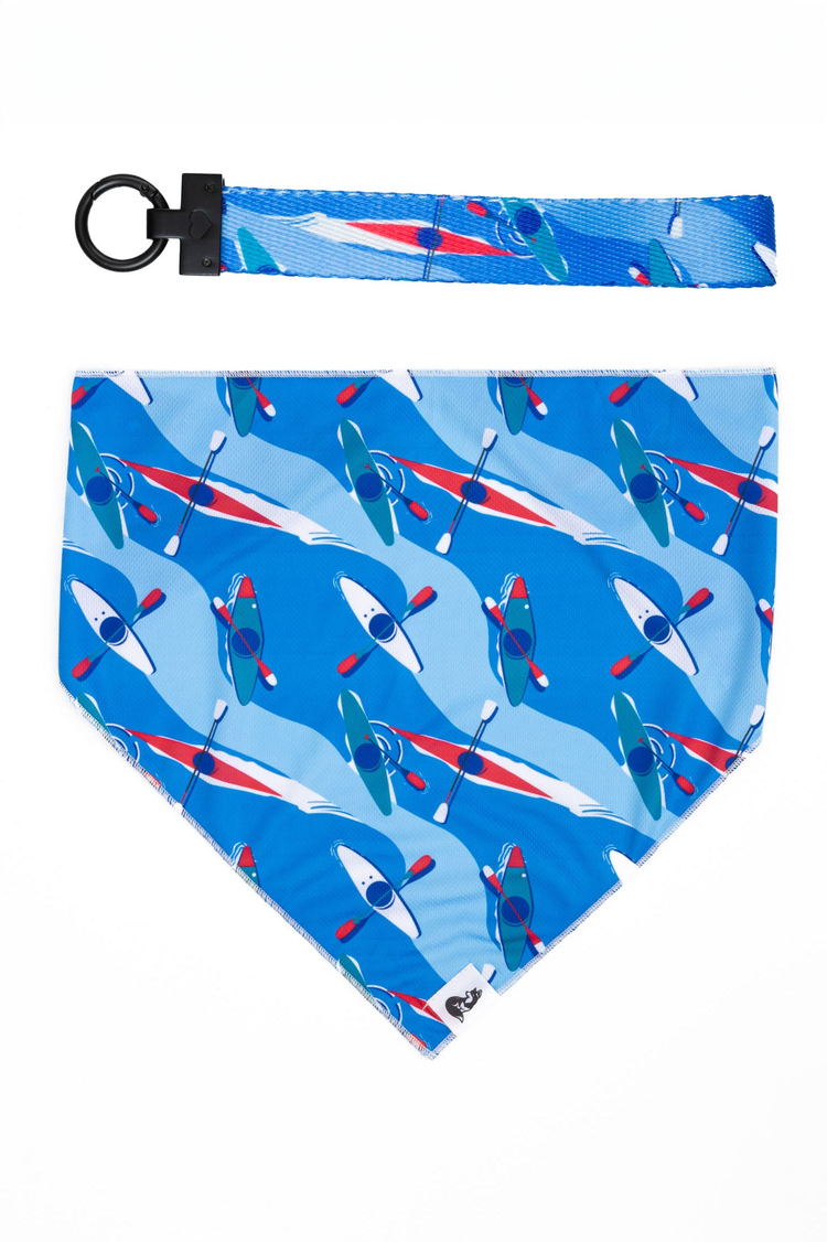 K9 Kayak Dog Bandana & Matching Keychain