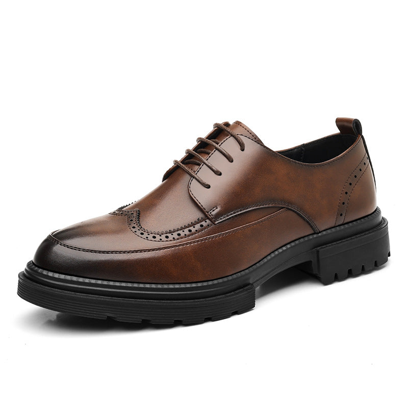 Inner Height Increase of 9cm Casual Groom Wedding Shoes