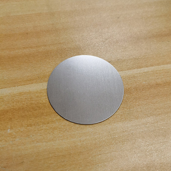 Round metal plate for magnetic mounts, photo 3