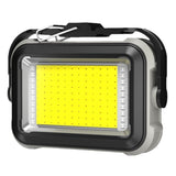Solar Powered LED Work Lamp with Magnetic Hook