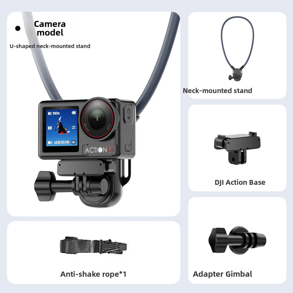 Magnetic Neck Mount for Phone Camera Shooting