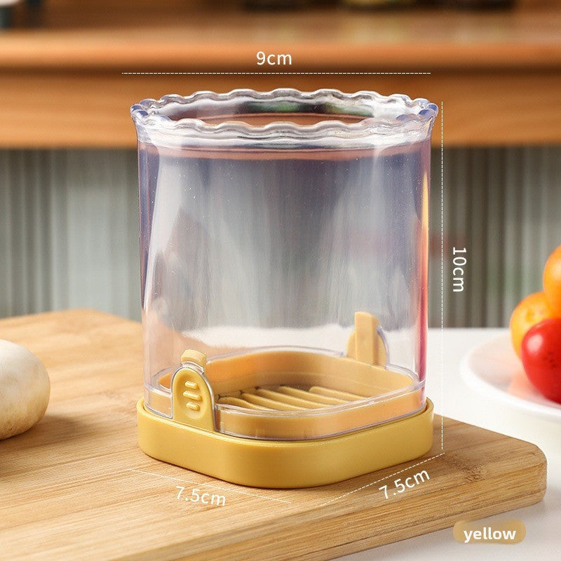 Stainless Steel Fruit and Vegetable Slicer Banana Strawberry Cutter Kitchen Gadget